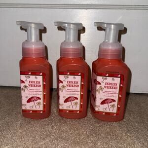 New Bath & Body Works Endless Weekend Hand Soap Set of 3